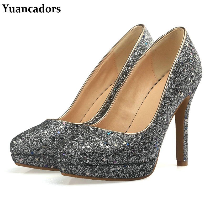 Women'S Shoes Navy Blue - Pointed Toe Navy Blue Green Silver