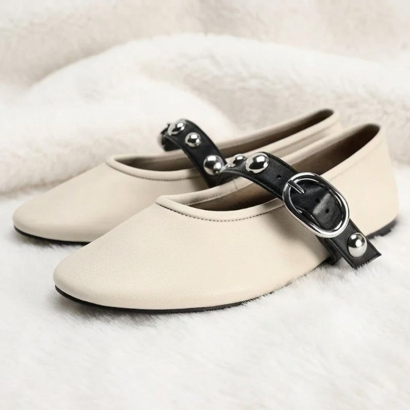 Women Shoes Zara - Ballet Flats for Ladies 2025 Spring