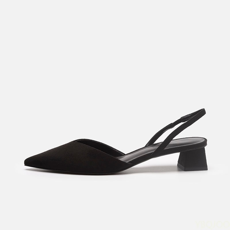 Square Toe Mule - Baotou sandals women's 2023 new summer