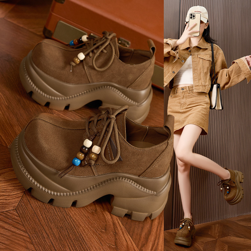 9cm Top Quality Genuine Leathe - огляд і ціна Women Shoes Casual