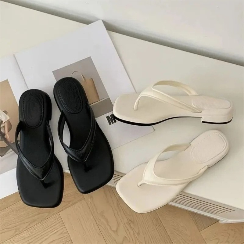 Women Solid Square Toe Flip Fl - огляд і ціна Square Toe Mule