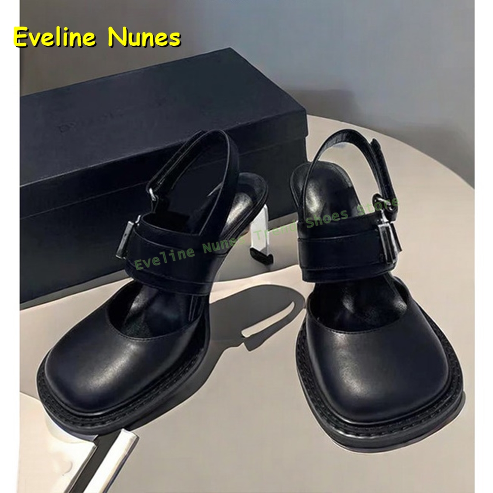 Women's Black Square Toe Buckl - огляд і ціна Square Toe Mule