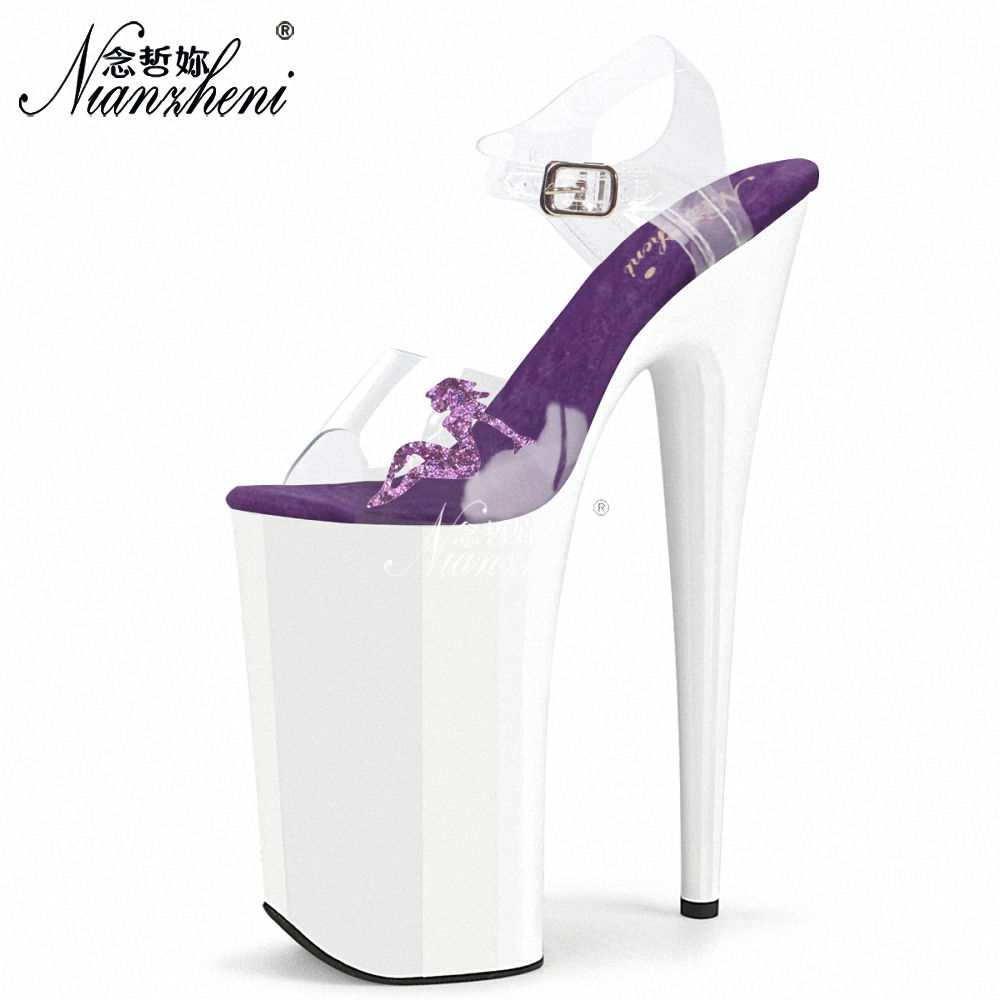 Exotic 26cm 10 Inch Clear PVC  - огляд і ціна Clear Strap Heel