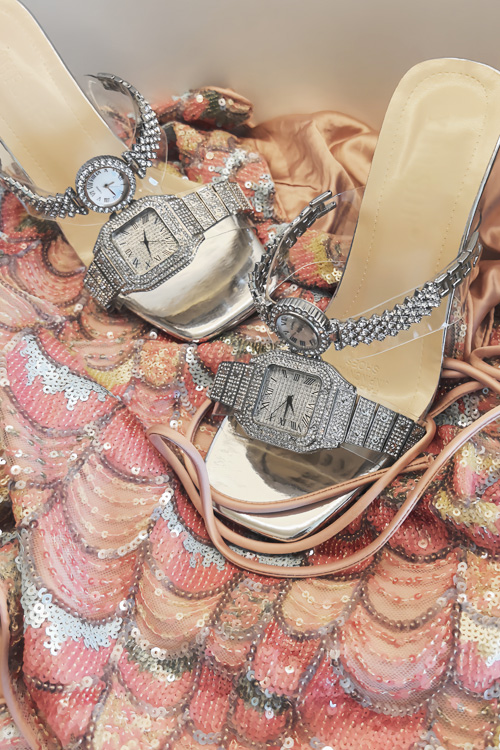 Original design Crystal watch  - огляд і ціна Clear Strap Heel