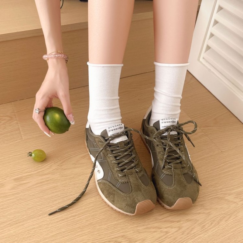 Retro Color Block Sneakers Wom - огляд і ціна Women Shoes For Walking