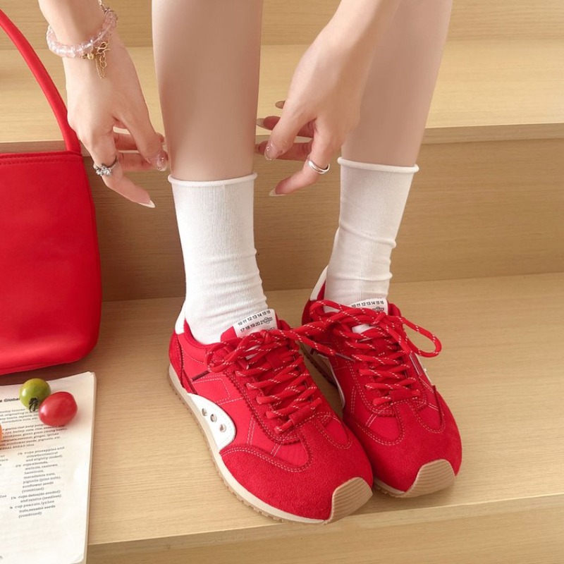 Retro Color Block Sneakers Wom - огляд і ціна Women Shoes For Walking