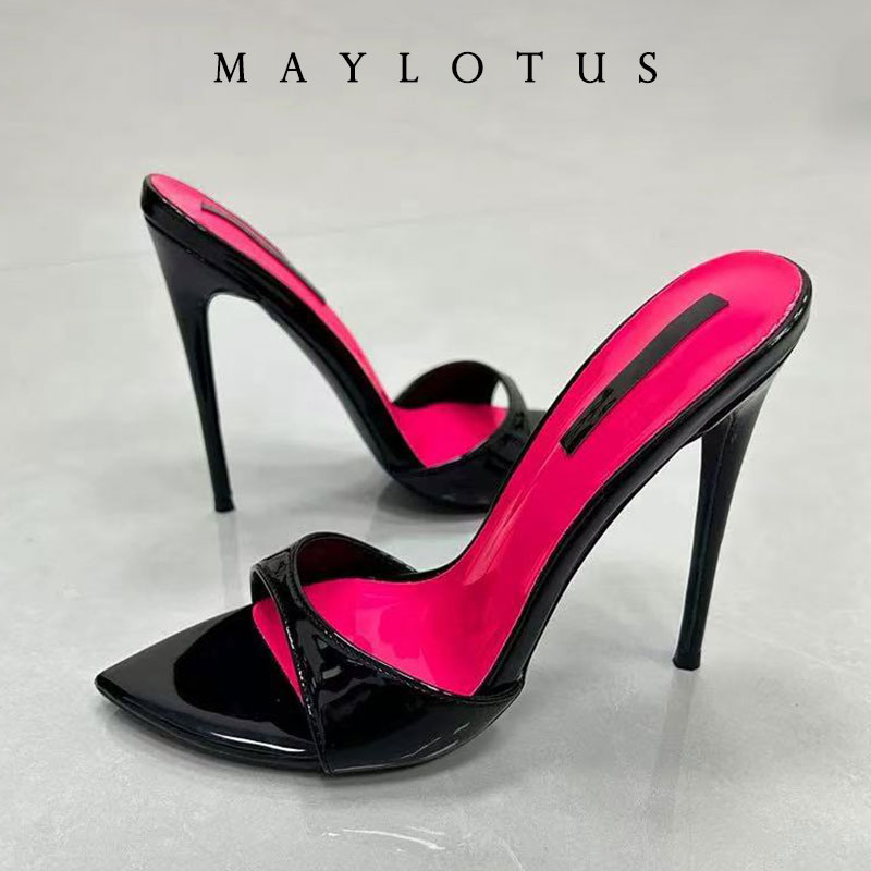 Size 35-46 Patchwork Stiletto  - огляд і ціна Women Shoes Ysl