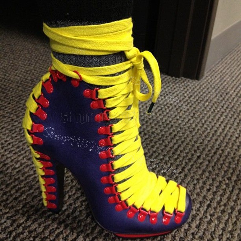 Yellow Strappy Blue Suede Squa - огляд і ціна Women'S Shoes Navy Blue