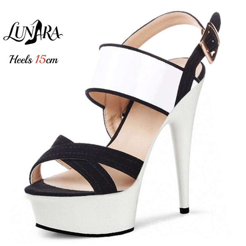15cm/6Inch Clear Platform Stil - огляд і ціна Clear Strap Heel