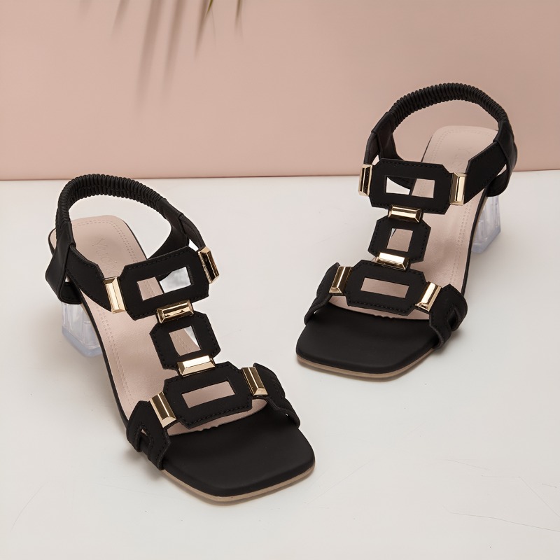 Fashion Plus Size Simple Elega - огляд і ціна Clear Strap Heel