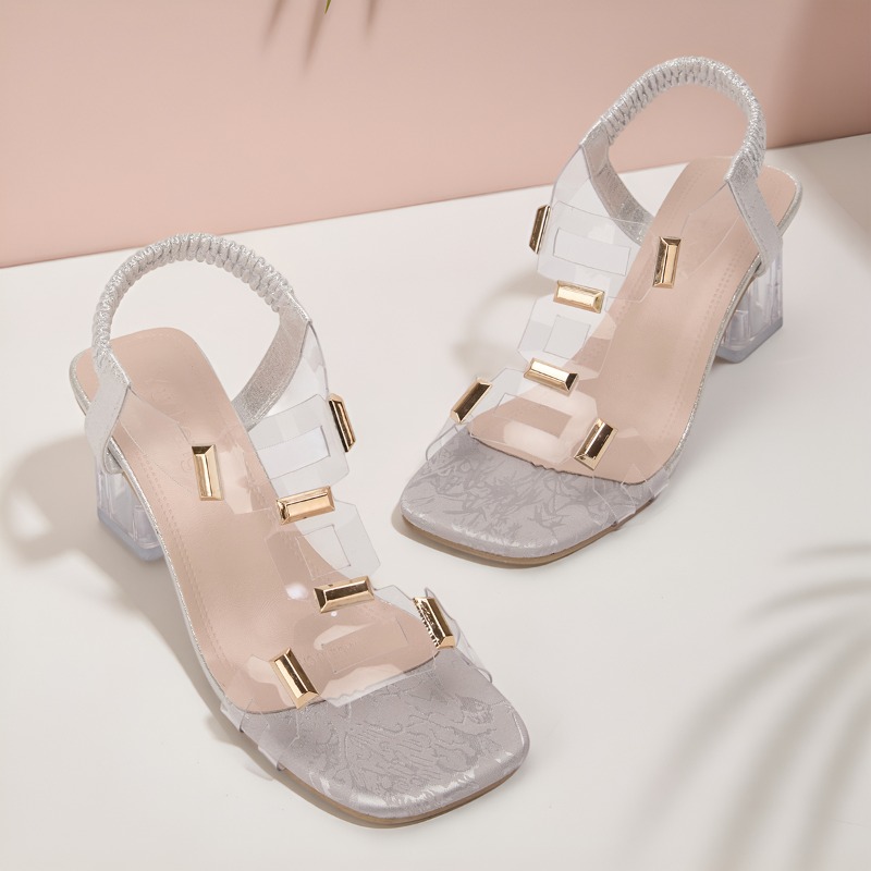 Fashion Plus Size Simple Elega - огляд і ціна Clear Strap Heel