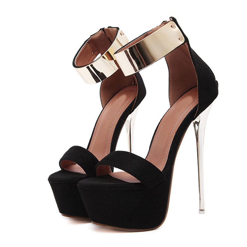 Liyke Fashion Design Metal Ank - огляд і ціна Women Shoes Ysl