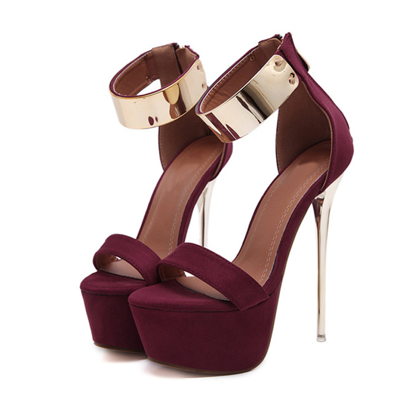 Liyke Fashion Design Metal Ank - огляд і ціна Women Shoes Ysl
