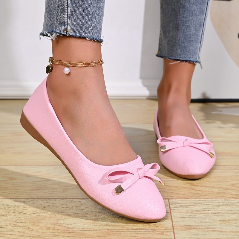 Bow Shallow Mouth Soft Sole Co - огляд і ціна Women Shoes Casual