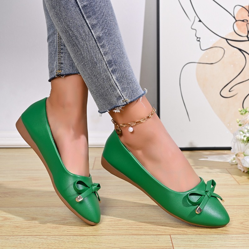 Bow Shallow Mouth Soft Sole Co - огляд і ціна Women Shoes Casual