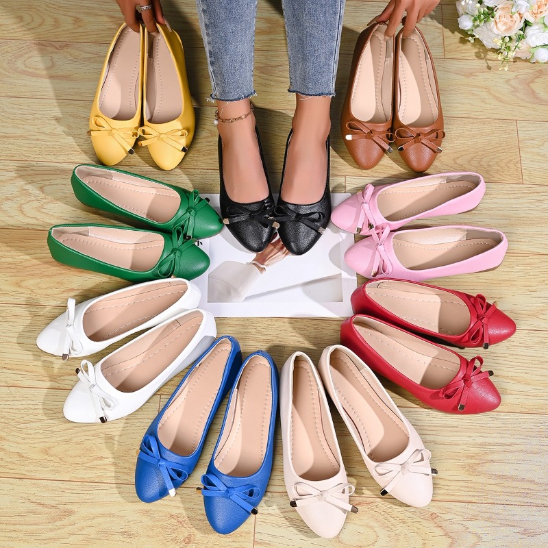 Bow Shallow Mouth Soft Sole Co - огляд і ціна Women Shoes Casual