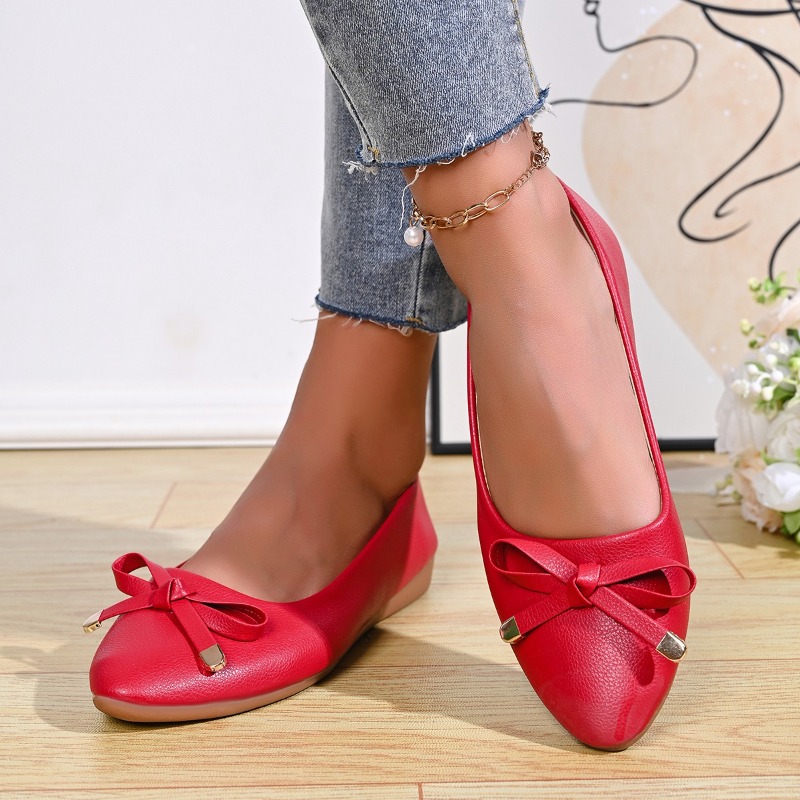 Bow Shallow Mouth Soft Sole Co - огляд і ціна Women Shoes Casual
