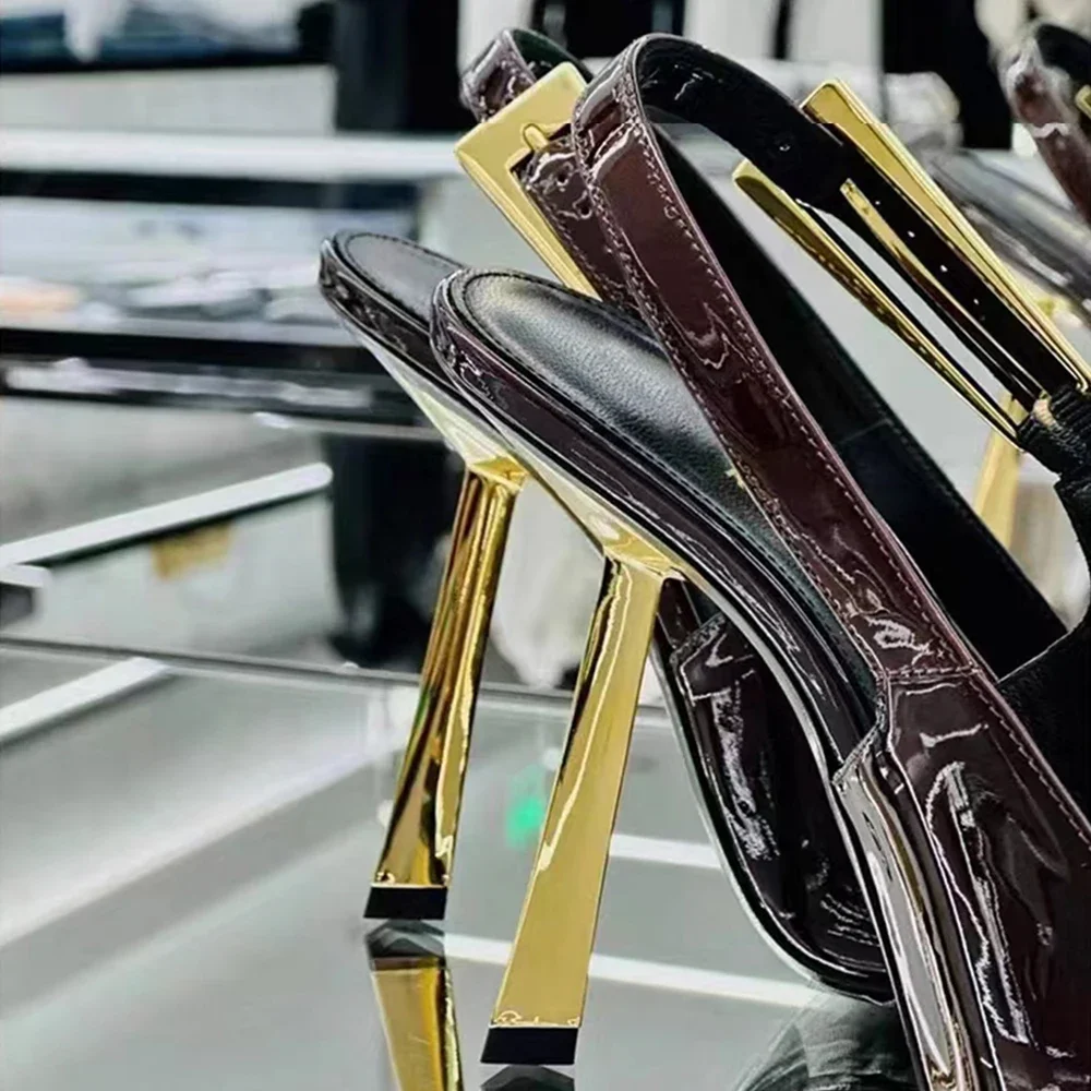 New Autumn 2024 Square Toe Sli - огляд і ціна Women Shoes Ysl