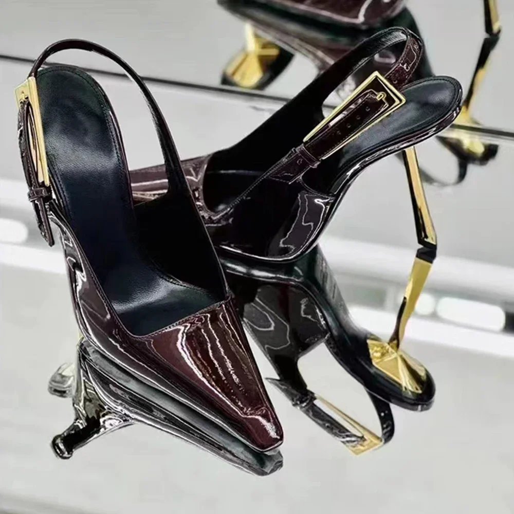 New Autumn 2024 Square Toe Sli - огляд і ціна Women Shoes Ysl