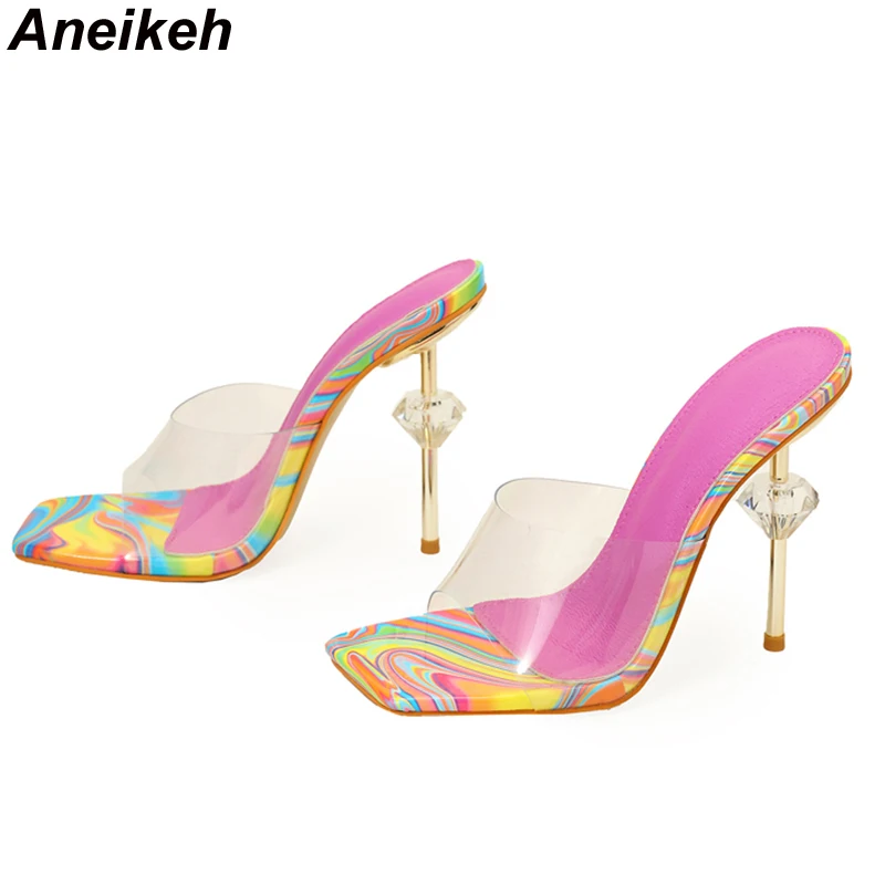 Aneikeh NEW Sexy Strange Trans - огляд і ціна Clear Strap Heel